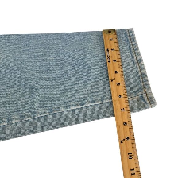 Bill Blass Women’s Vintage High Rise Easy Fit Light Wash Mom Jeans Sz 14 - Picture 9 of 10